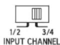 ALPINE HDA-V90 - ⑦ Input Channel Selector Switch (CHANNEL-3/4) (HDA-F60/HDA-V90 only) - 2