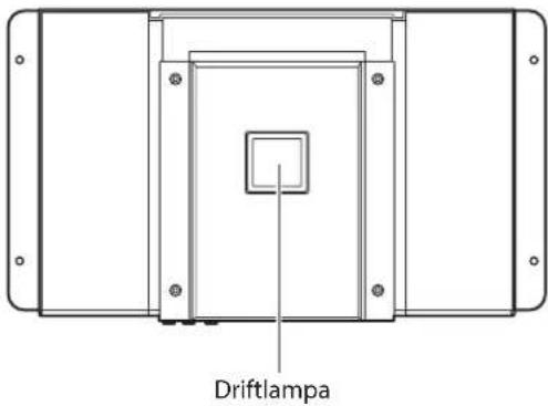 ALPINE HDA-V90 - Om driftlampa - 1
