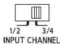 ALPINE HDA-V90 - ⑦ Commutateur de sélection du canal d'entrée (CHANNEL-3/4) (HDA-F60/HDA-V90 uniquement) - 2