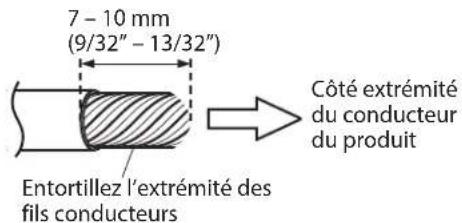 ALPINE HDA-V90 - Précautions avec les connexions des fils conducteurs - 1