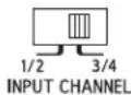 ALPINE HDA-V90 - ⑦ Selettore dei canali di ingresso (CHANNEL-3/4) (solo HDA-F60/HDA-V90) - 2
