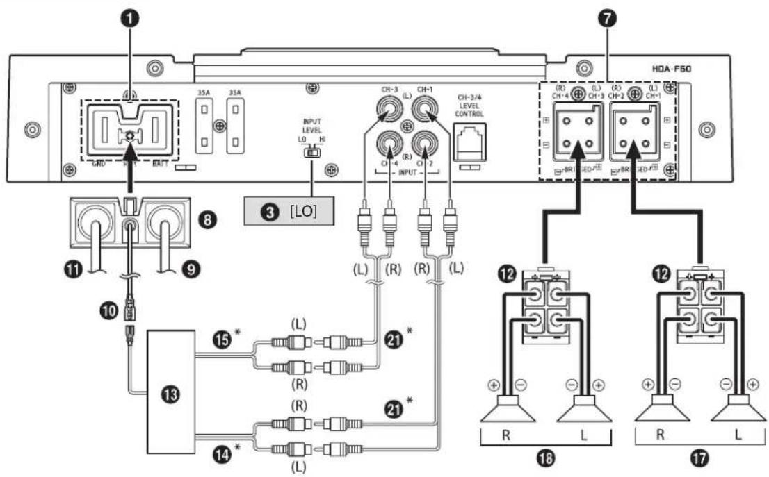 ALPINE HDA-V90 - Speaker System - 1