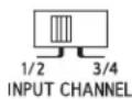 ALPINE HDA-V90 - ⑦ Input Channel Selector Switch (CHANNEL-3/4) (HDA-F60/HDA-V90 only) - 1