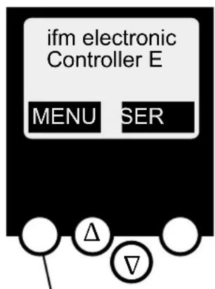 ifm electronic Controller E MENU SER