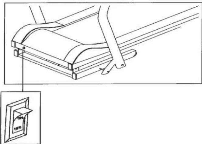 Technical diagram showing a mechanical assembly with an inset view of a labeled component 'OFF' and 'OK'.