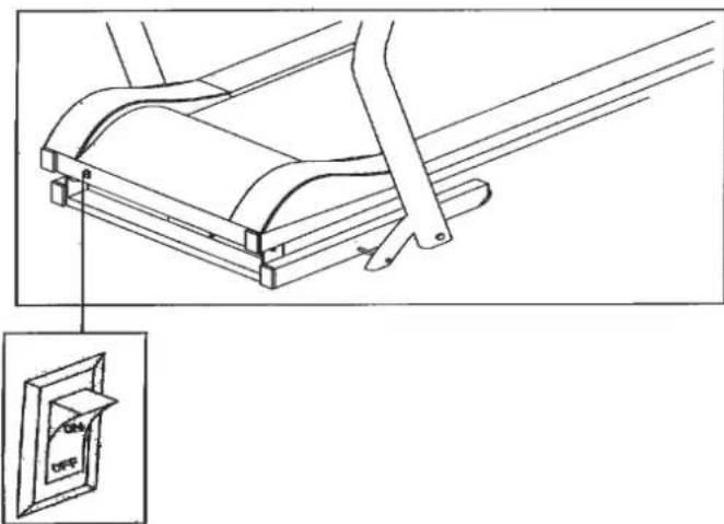 Technical diagram showing a mechanical assembly with a magnified inset highlighting a component labeled 'OFF'.