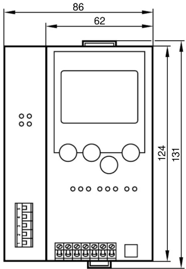 IFM AC1312 - Schéma d'encombrement - 1