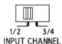 ALPINE HDA-F60 - ^⑦ Input Channel Selector Switch (CHANNEL-3/4) (HDA-F60/HDA-V90 only) - 1