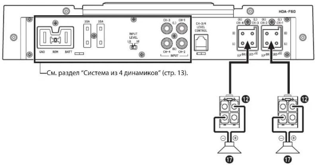 ALPINE HDA-F60 - CnCTema n3 2 dHHaMMKOB (MOCTOBBie coeHNHeHna) - 1