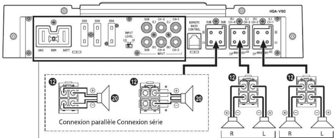 ALPINE HDA-F60 - Système à 4 haut-parleurs + caisson de graves à double bobine mobile - 1