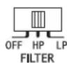 ALPINE HDA-F60 - ⑤ Väljare for delningsfrekvens (endast HDA-F60) - 2