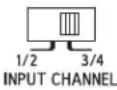 ALPINE HDA-F60 - ⑦ Selettore dei canali di ingresso (CHANNEL-3/4) (solo HDA-F60/HDA-V90) - 2