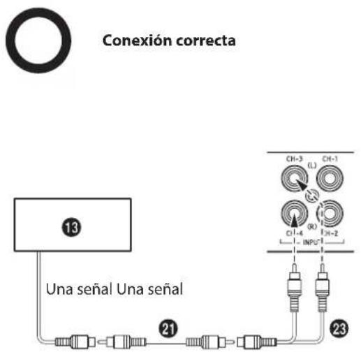 ALPINE HDA-F60 - Consejos importantes cuando conecte en puente un amplificador - 1
