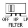 ALPINE HDA-F60 - ⑤ПepeключateJBpeхиMa pa3dJIteЛьного ФильТра (ToIbko HDA-F60) - 1