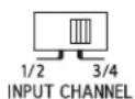 ALPINE HDA-F60 - ⑦ Valjare for ingangssignal (CHANNEL-3/4) (endast HDA-F60/HDA-V90) - 2