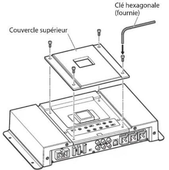 ALPINE HDA-F60 - RETRAIT DU COUVERCLE SUPÉRIEUR - 1