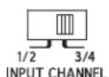 ALPINE HDA-F60 - ^⑦ Input Channel Selector Switch (CHANNEL-3/4) (HDA-F60/HDA-V90 only) - 2