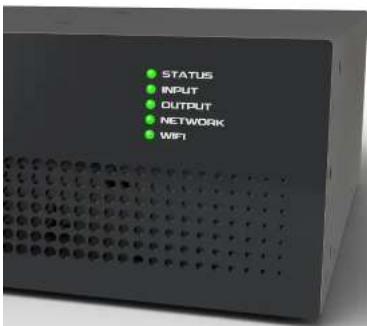 STATUS INPUT OUTPUT NETWORK WIFI