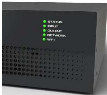 STATUS INPUT OUTPUT NETWORK WIFI