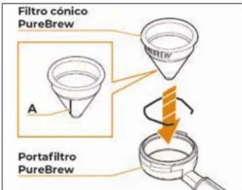 Victoria Arduino E1 Prima - PREPARACIÓN DE LOS ACCESORIOS PUREBREW - 1
