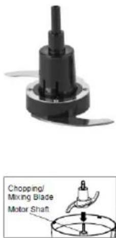 Chopping/ Mixing Blade Motor Shaft
