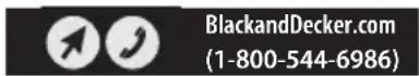 BLACK & DECKER BCKM101 - TWO-YEAR LIMITED WARRANTY - 1