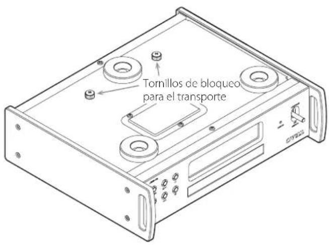 Tornillos de bloqueo para el transporte