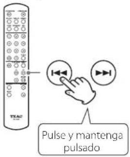TEAD Pulse y mantenga pulsado