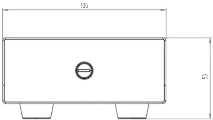 LD Systems AMP 106 T - DIMENSIONES - 1