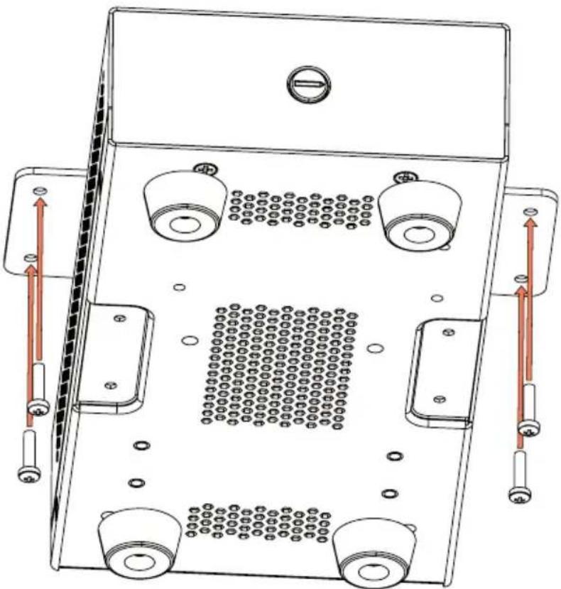 LD Systems AMP 106 T - MONTAGGIO SOTTO/SU TAVOLO - 1