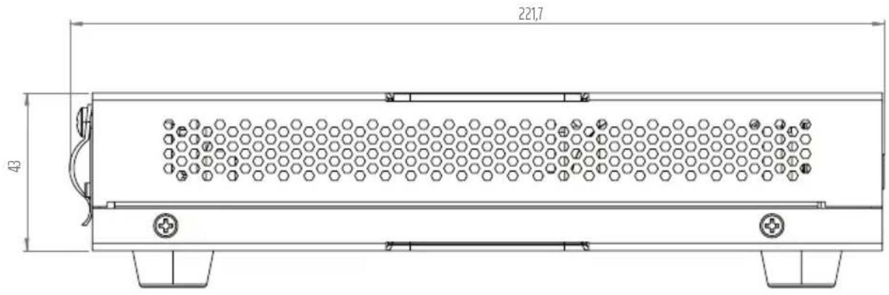 LD Systems AMP 106 T - DIMENSIONES - 2
