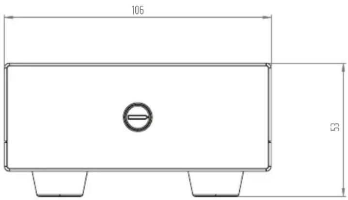 LD Systems AMP 106 T - DIMENSIONS - 1