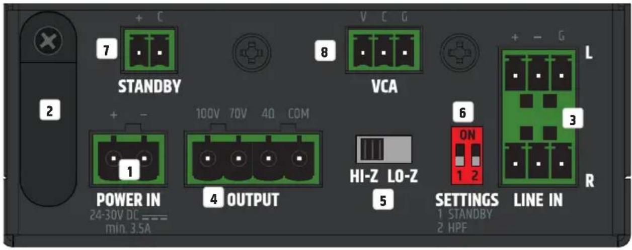 LD Systems AMP 106 T - FEATURES - 1