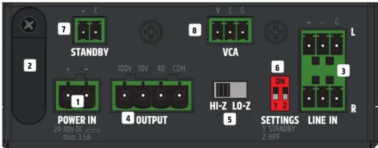 LD Systems AMP 106 T - FEATURES - 1