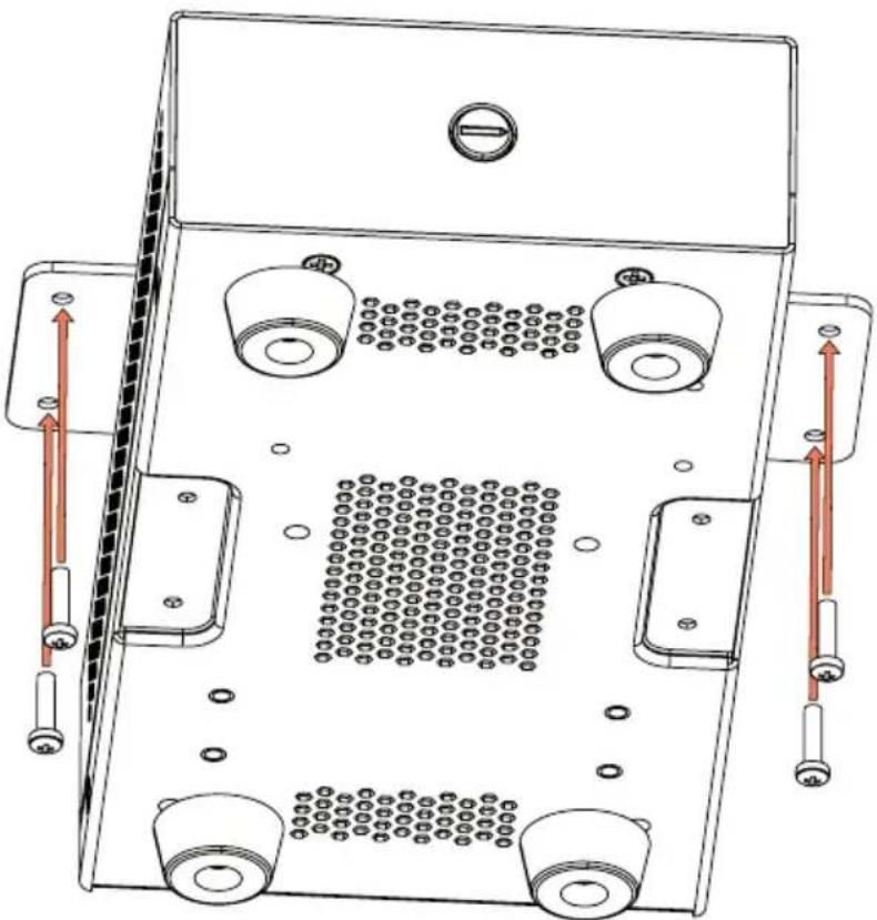 LD Systems AMP 106 T - MONTAGE SOUS / SUR TABLE - 1
