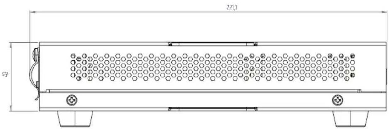 LD Systems AMP 106 T - ABMESSUNGEN - 2
