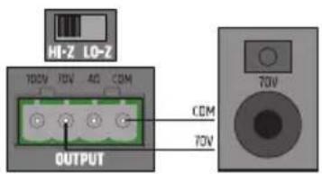 LD Systems AMP 106 T - CONNESSIONI DI USCITA - 3