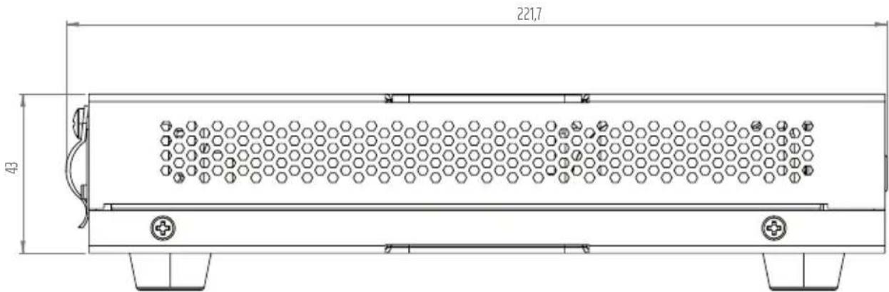 LD Systems AMP 106 T - DIMENSIONS - 2