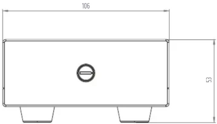 LD Systems AMP 106 T - WYMIARY - 1