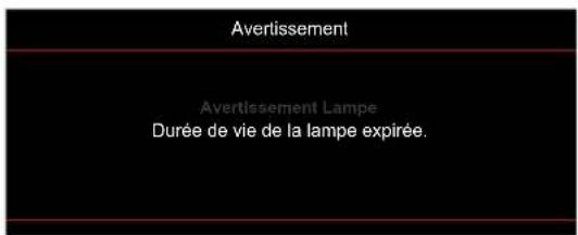 OPTOMA EH339 - Voyant d'avertissement - 2