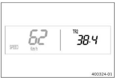KTM 500 EXC-F (2024) - Mode d'affichage SPEED/TR2 (tripmaster 2) - 1