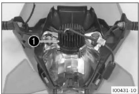 KTM 500 EXC-F (2024) - Remplacer l'ampoule de phare - 1