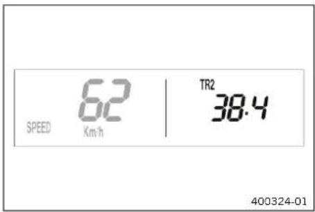 KTM 350 EXC-F (2024) - Mode d'affichage SPEED/TR2 (tripmaster 2) - 1