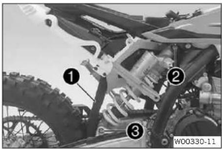 KTM 350 EXC-F (2024) - Monter l'amortisseur - 1