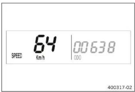 KTM 350 EXC-F (2024) - Mode d'affichage SPEED (vitesse) - 1