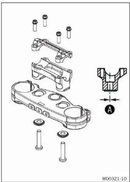 KTM 350 EXC-F (2024) - Position du guidon - 1