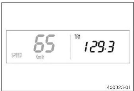 KTM 350 EXC-F (2024) - Mode d'affichage SPEED/TR1 (tripmaster 1) - 1