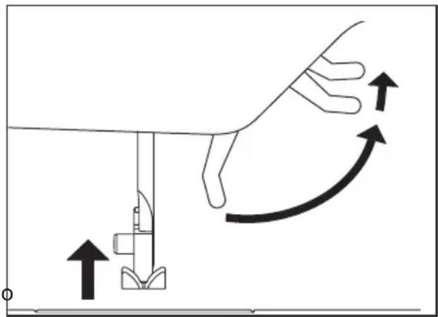 SINGER 5400 - PORTE-BOBINE HORIZONTAL - 1
