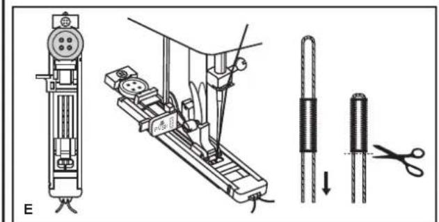 SINGER 5523 - Faire une boutonnière sur des tissus extensibles (E) - 2