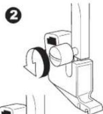 SINGER C440 - Removing the Presser Foot Holder - 9
